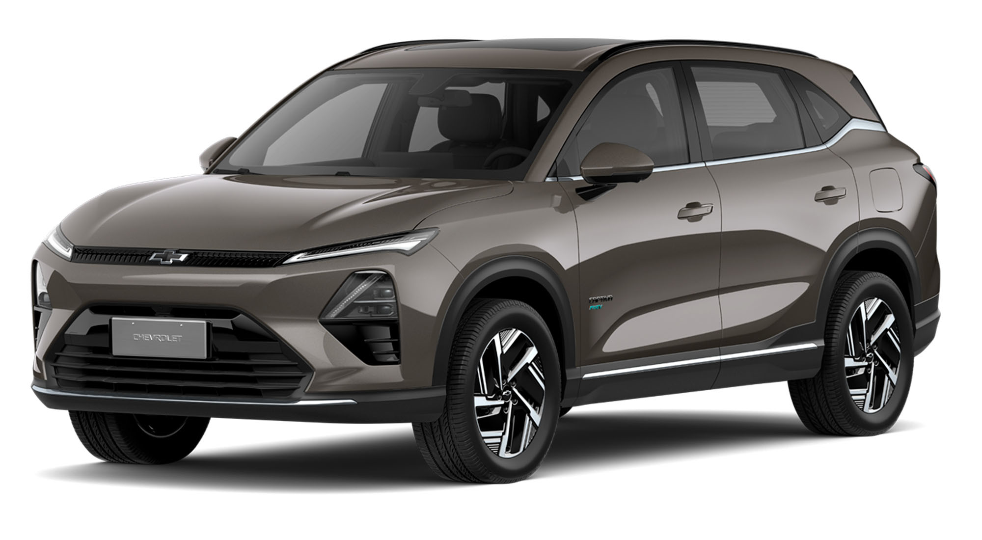 Color gris intenso Chevrolet Captiva híbrida